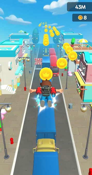 City Run 3 hidden level — secret path in the neon tunnels
