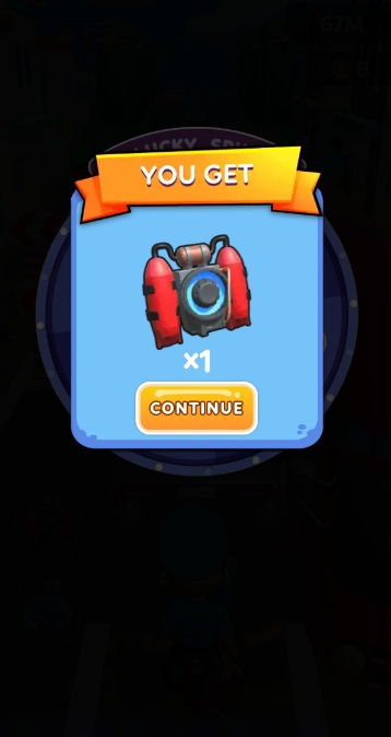 City Run 3 power-up selection — Magnet, Shield, Speed Boost, Double Coins